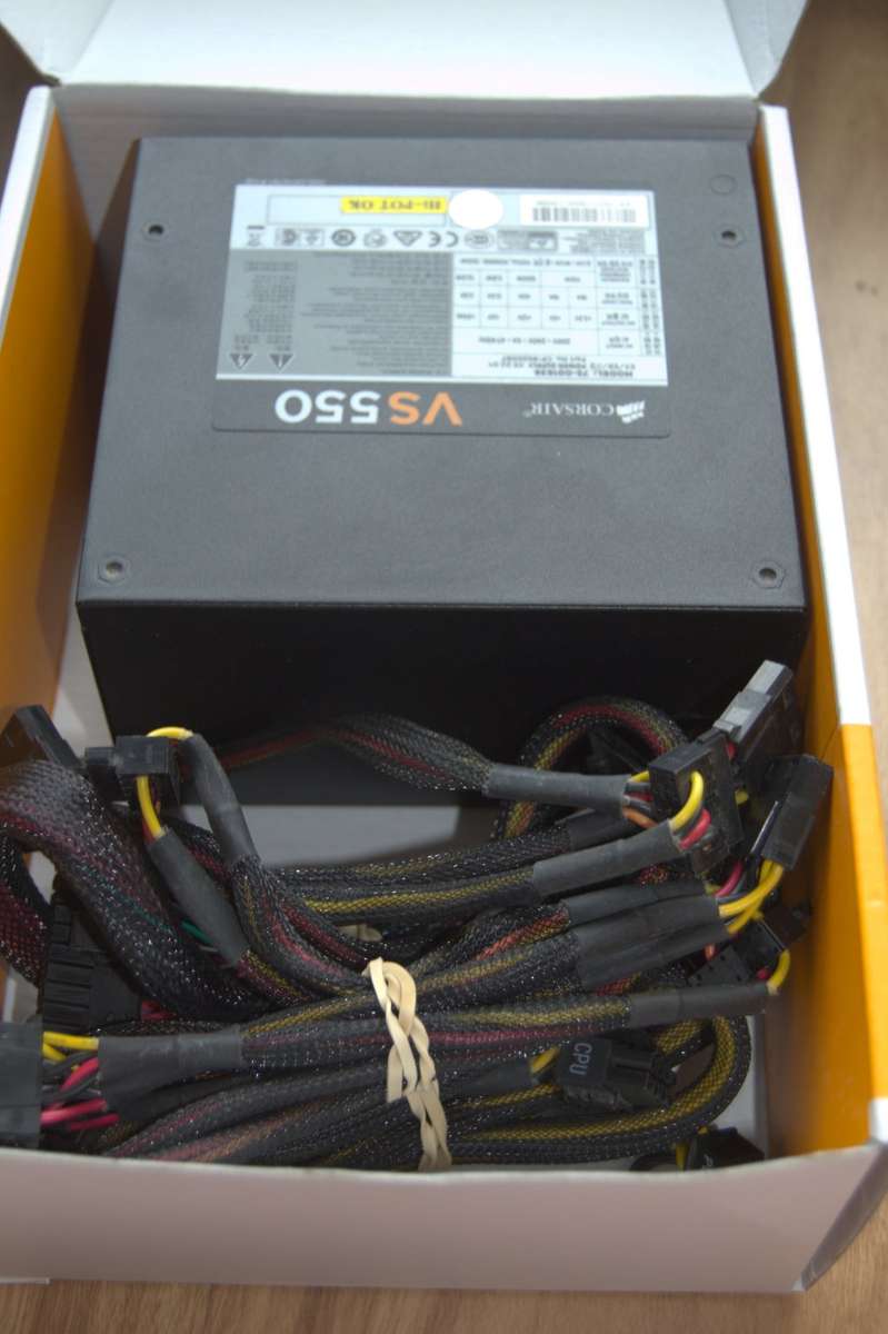 Corsair 550 Watt 80 PLUS® White Certified PSU