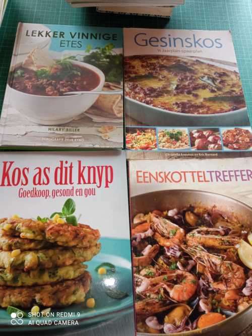 COLLECTION OF AFRIKAANS COOK BOOKS