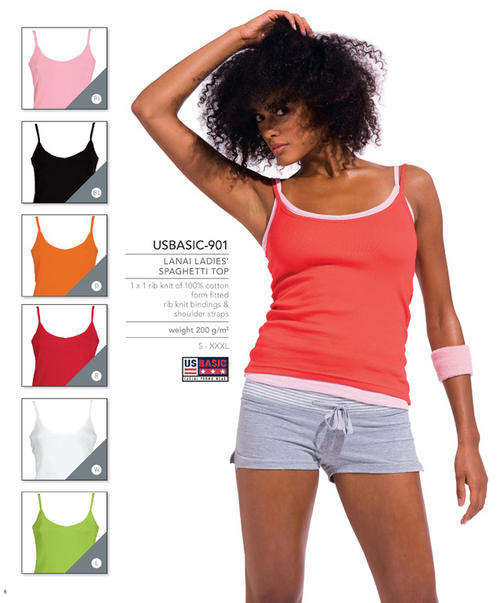 US Basic Lanai Ladies Spaghetti Top