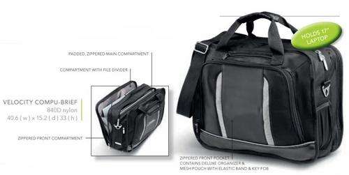 Velocity Compu-Brief Laptop Bag - Buy Now Pay Month-End