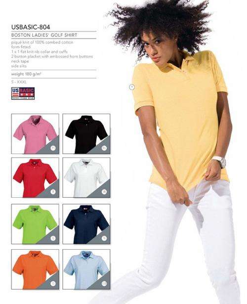 US Basic Boston Ladies Polo Shirt - Buy Now Pay Later