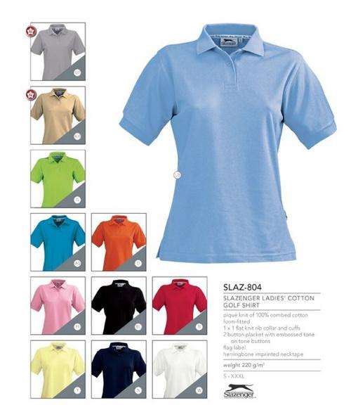 Slazenger Ladies Cotton Polo - Buy Now Pay Later
