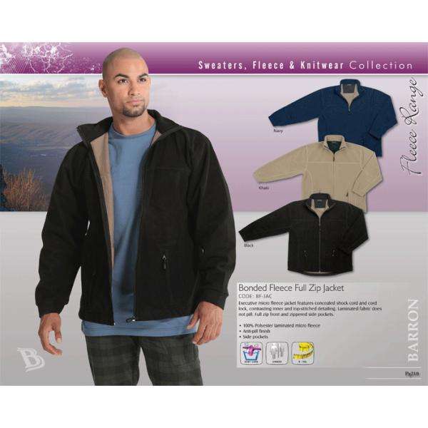 Bonded Fleece Full Zip Jacket - Buy Now Pay Later