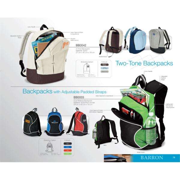 Dual Material Backpack - 600D - Non-Woven - Buy Now Pay Later