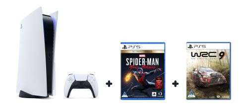 Playstation 5 console  ( 2 Games) **BRAND NEW**