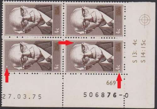 1975 Nic Diederichs control with three varieties in excellent mint condition