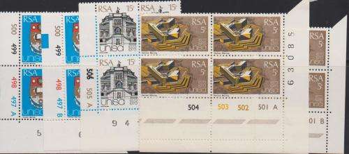 1973 Part set of Centenary of UNISA - Controls