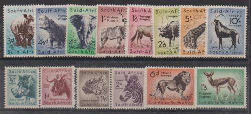 1954 Full set of first Animal Issue - All MNH