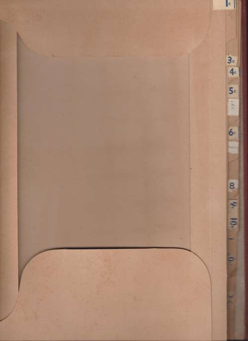 An antique counter stamp book in VFU-condition