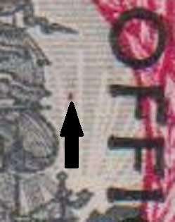 1954 1d Hyphenated & Screened Official extended control block of 8 (UHB O157) in MNH / LMM-condition