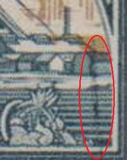 1940 1½d Hyphenated pair with scarce listed variety in MM-condition