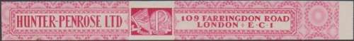 1929 Very scarce Hunter Penrose Dummy Cigarette label proof in mint condition