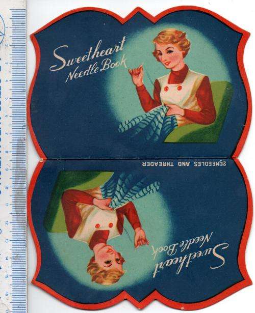 Collection of 6 scarce vintage needle books