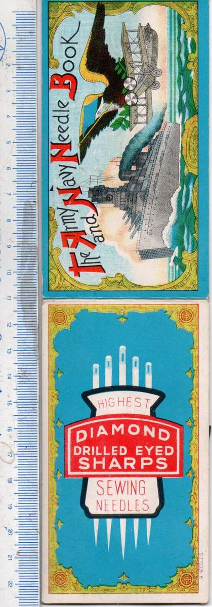 Collection of 6 scarce vintage needle books