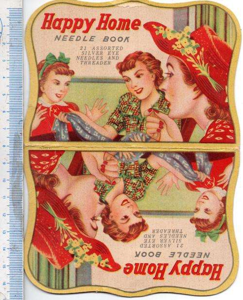 Collection of 6 scarce vintage needle books