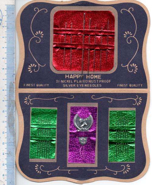 Collection of 6 scarce vintage needle books