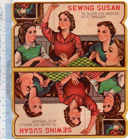 Collection of 6 scarce vintage needle books