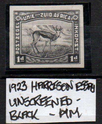 Scarce 1923 Union 1d Harrison Essay in LMM-condition