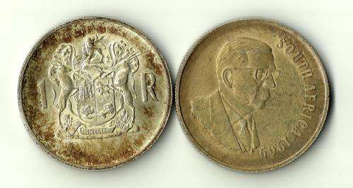 2 X R1 AFRIKAANS AND ENGLISH 1969 - UNGRADED