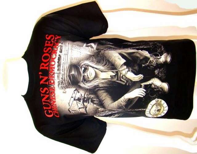 GUNS'N' ROSES T-SHIRT BLACK SIZES M L XL + 2XL * NEW ! r577