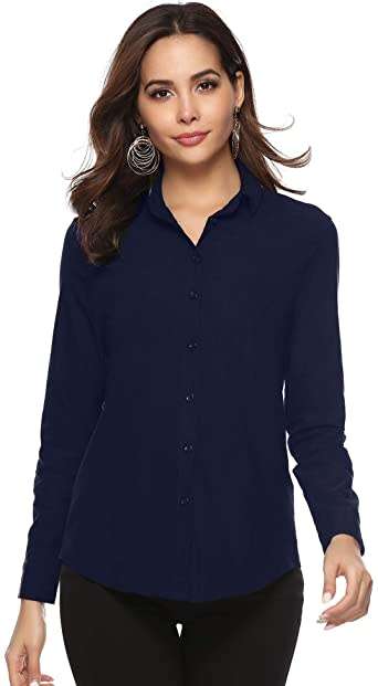 2 Piece Blouse and Navy Pleated Skirt