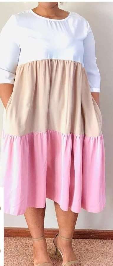 Plus size fashion dress