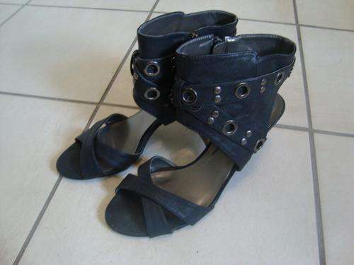 Black Cuff High Heels from Woolworths - still in good condition - Size 8