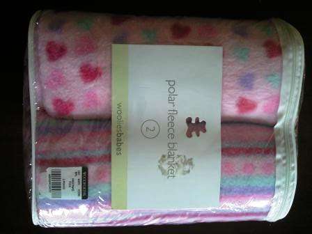 Snap Friday R1 Auction: BRAND NEW set of 2 Woolies Fleecy Pink Baby Blankets