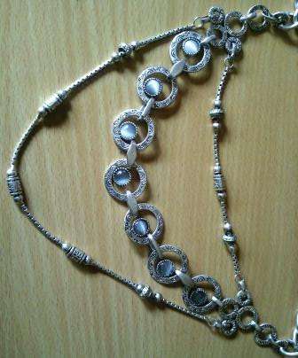Gorgeous Multi Strand Silver Necklace - AS NEW - Simply Divine!!  RETAILS FOR R299!!