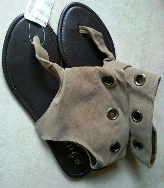 100% BRAND NEW Kelso Taupe Sandals (Size 7)