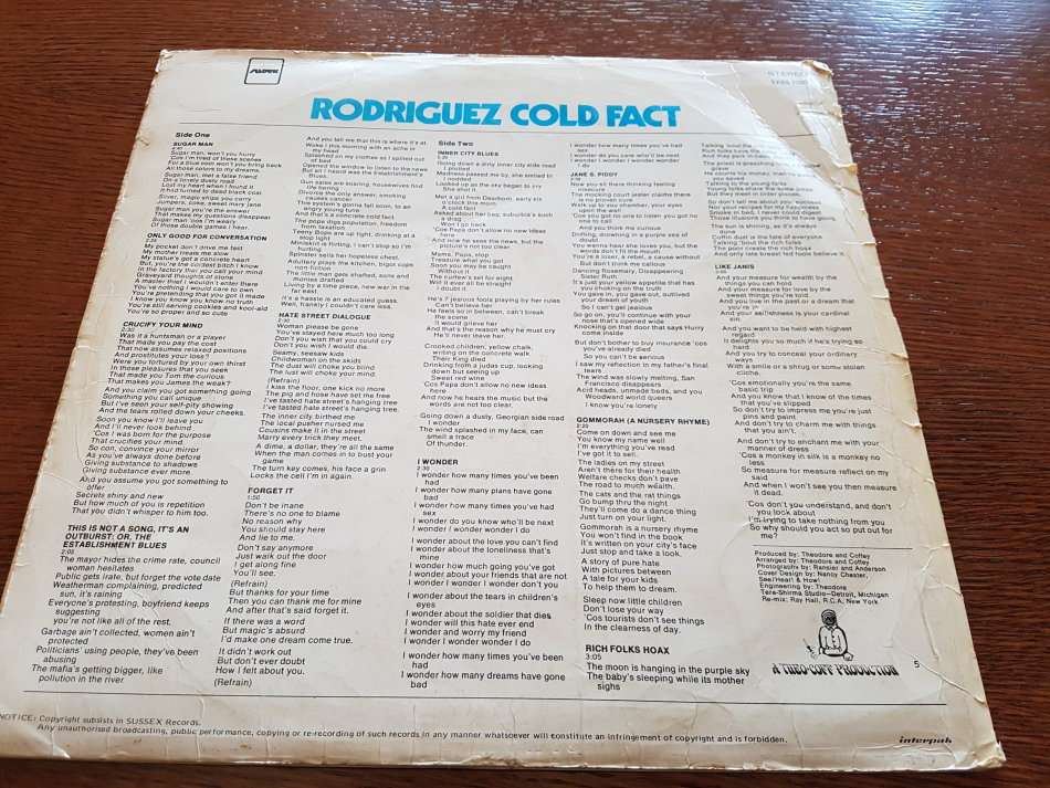 Rodriguez - Cold Fact
