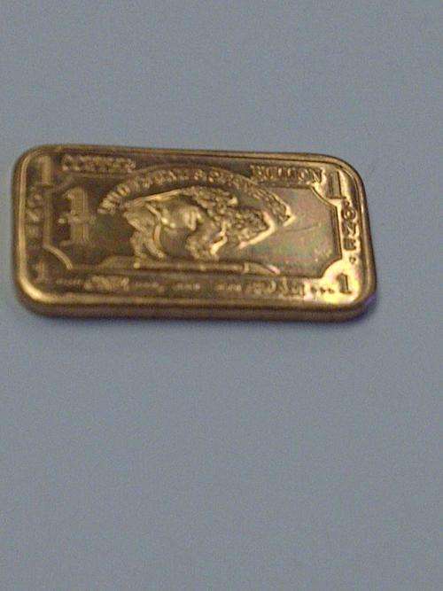 NEW ONE GRAM BUFFALO COPPER BARS!!! 5 available. BID FOR THE LOT!
