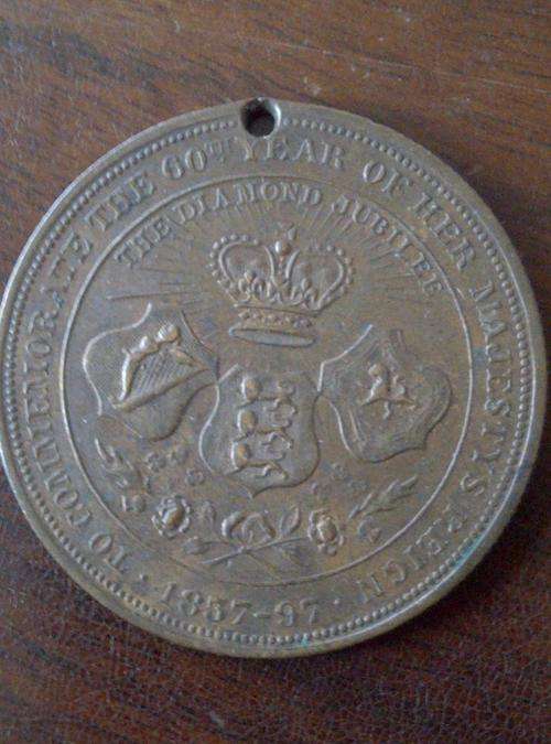 1837-97 - TO COMMEMORATE THE 60TH YEAR OF HER MAJESTY"S REIGN: VICTORIA REGINA - RARE!