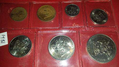 SEALED UNCIRCULATED SA MINT SET - 1981. COLLECTOR'S ITEM.