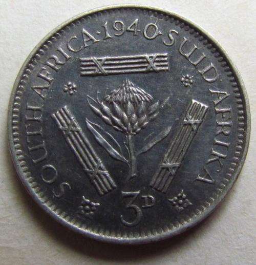 1940 3d -SILVER & UNCIRCULATED DETAILS - RARE!