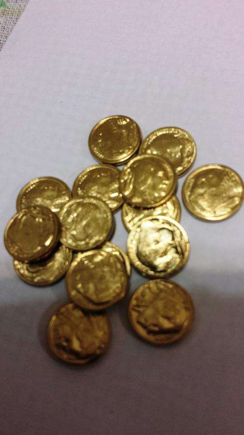 Gold Clad Coin-Ore-Nugget - American Buffalo. 10 AVAILABLE!