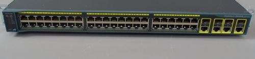 Refurbished Cisco WS-C2960G-48TC-L switch (48 x gigabit ports  4 x combo SFP uplink ports)
