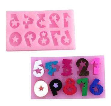 Number Silicone Mould