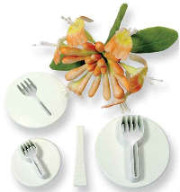 3PC HONEYSUCKLE FONDANT CUTTER