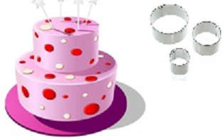 3PC FONDANT ROUND CUTTER