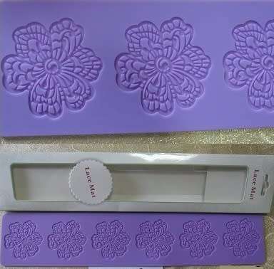 SILICONE FONDANT LACE MAT