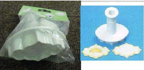 Fondant Frame cutter 2pc Rose