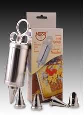 Icing gun & nozzle set - metal