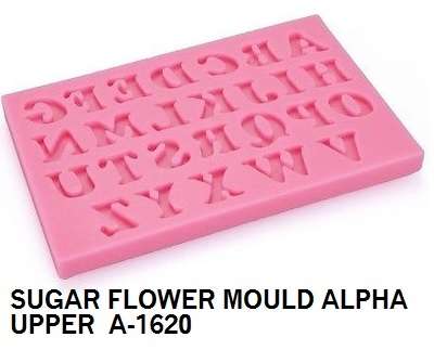 Silicone mould - Sugar flower alphabet Upper case