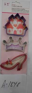 COOKIE CUTTER 3PC PRINCESS