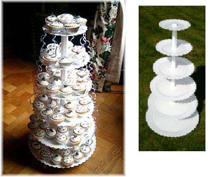 6 Tier cupcake stand , plastic
