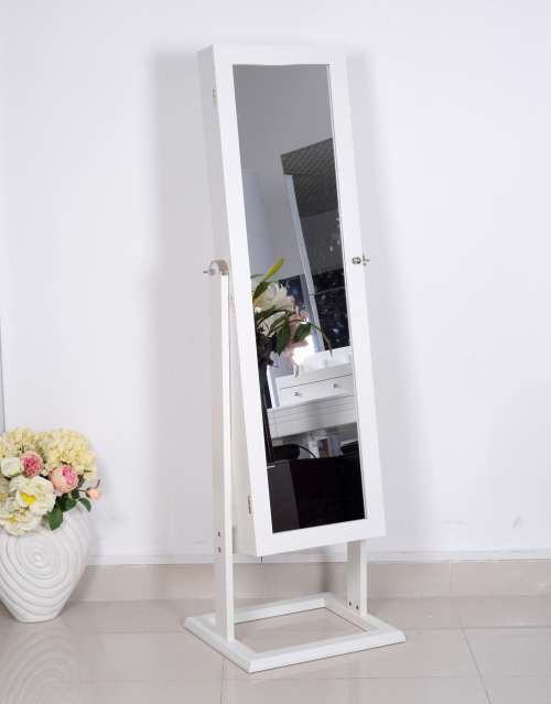 Full Length Dressing Jewellery Cabinet with Mirror
