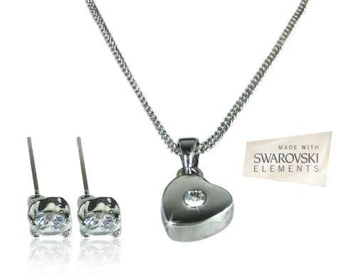 I Love you Swarovski Set