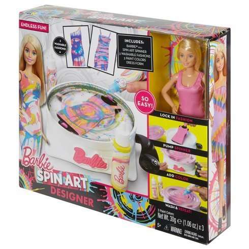 Barbie Spin Art And Doll