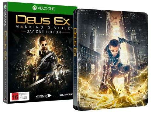 Deus Ex Mandkind Devided Xbox One (in mint condition) Steelbook Limited edition